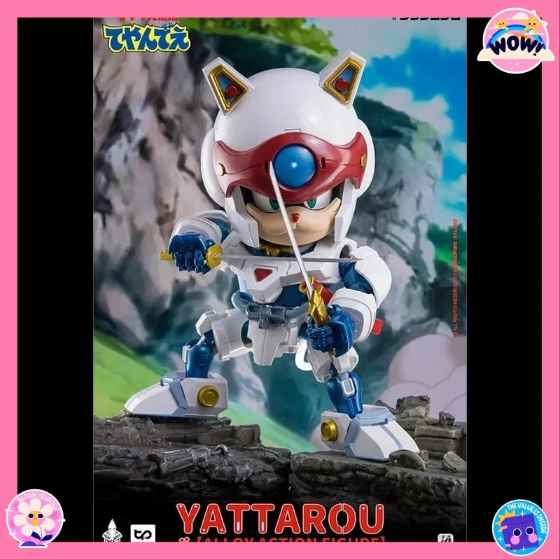 Heatboys Yattarou Samurai Pizza Cats Yattarou Movable HB0057 Genuine Character Model Toy Gift Collection
