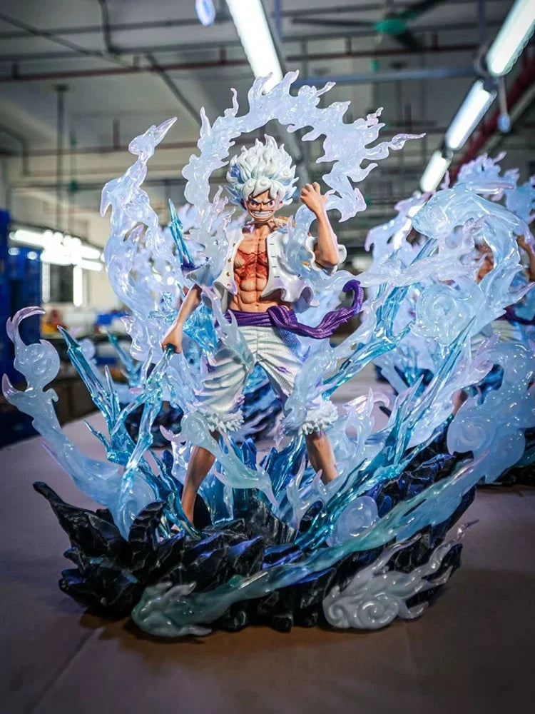 Jt Statue 38cm/14.96inch One Piece Monkey D. Luffy Gear 4 Model Dolls Figurine One Piece Anime Figure Collectible Toys Gifts