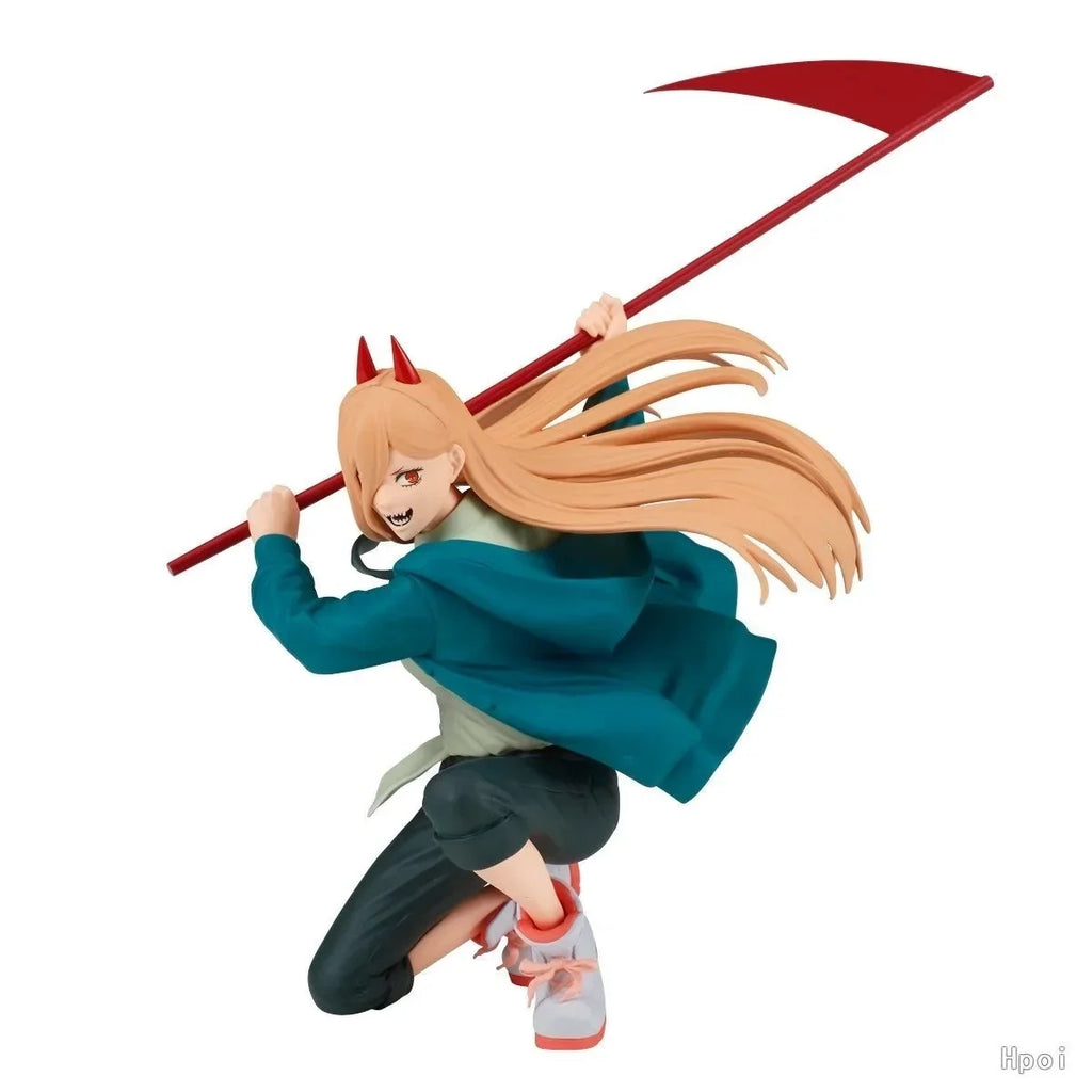Original Bandai Chainsaw Man Power Anime Action Figure Collectible Ornaments Figure Model Toys Birthday Gift PVC