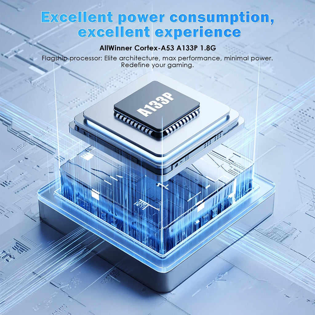 AMPOWN ZERO 40 Handheld Game Console 4'' IPS Multi-touch Screen Android A133P Magicx Zero40 WiFi Support Vibration Motor for NDS