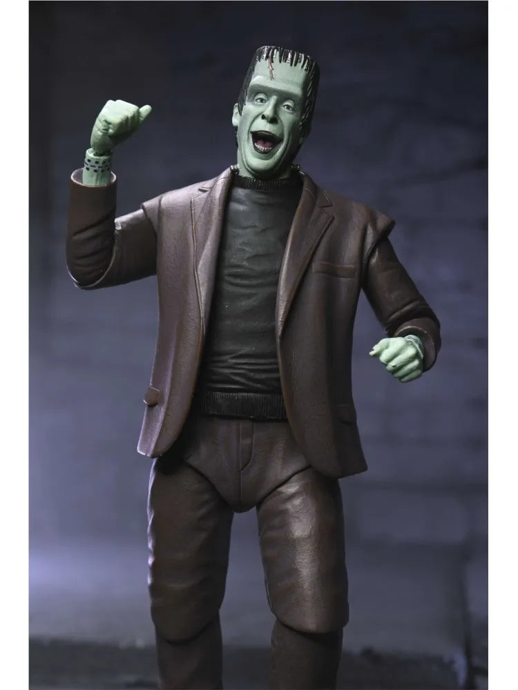 NECA 56090 Toys Rob Zombie's The Munsters Action Figure Ultimate Herman Munster 18 cm Collection Gift Original Model Doll Figure