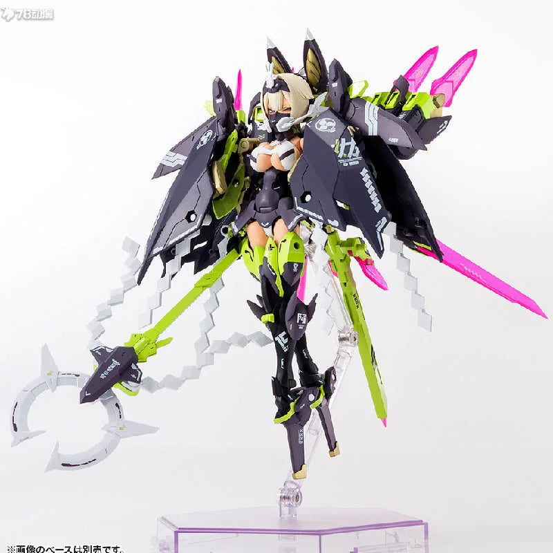 Kotobukiya Original MEGAMI DEVICE ASRA TAMAMONOMAE HAKUMEN KONMOU Anime Action Figure Assembly Model Toys Collectible Model