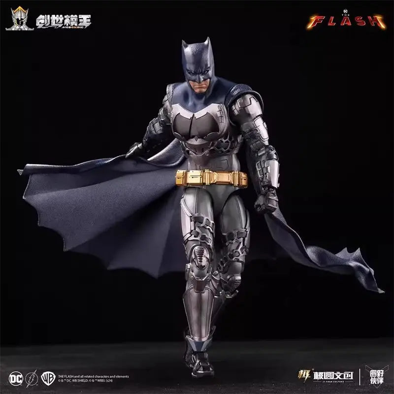 Batman Action Figure - the Dark Knight Collection with Batmobile Suit Toy Gift for Boys Modoking Ben Affleck Theme