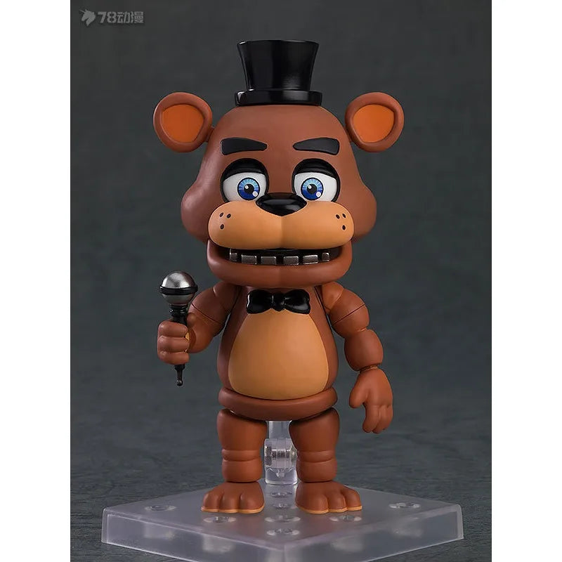 GSC Original Nendoroid The Five Nights Harem of Teddy Bear Series Freddie Fazbert Anime Action Figure Model Toys Gifts Fo Boys