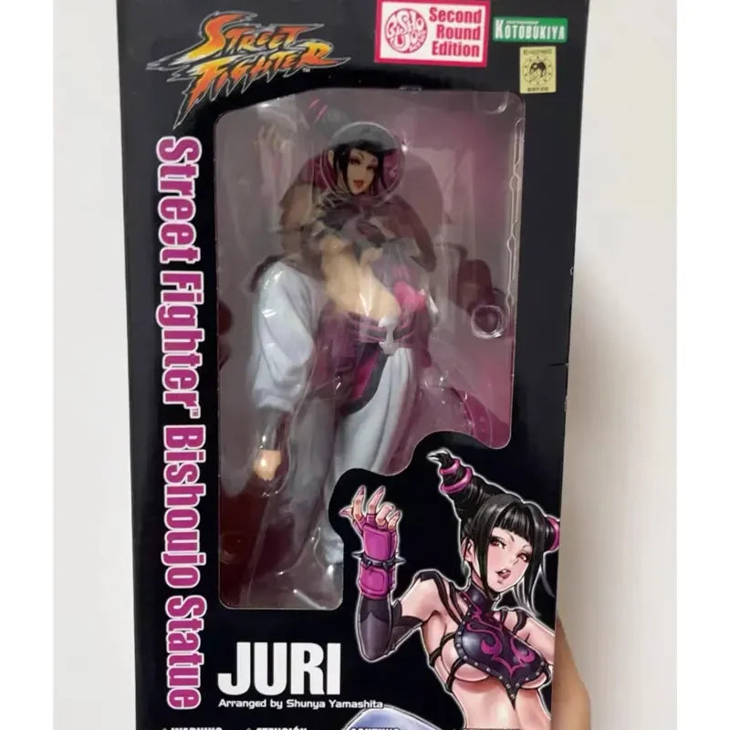 Kotobukiya SNK Lady JuRi 21cm Anime Japanese PVC Action Figure Model Toys Original Genuine