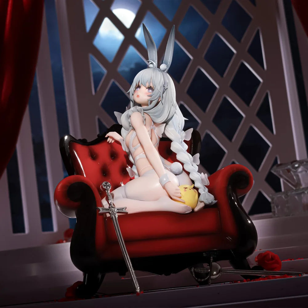 Anime MNF Le Malin Figures Sitting pose Action Figure beauty Bunny Model Worth Collecting Figures Desktop Decoration Gift 13cm