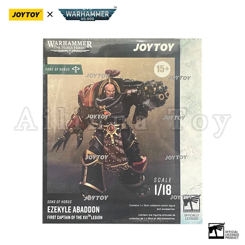 JOYTOY 1/18 Action Figure The Horus Heresy Sons of Horus Ezekyle Abaddon First Captain of the XVlth Legion Anime