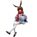 15CM Anime Figure Arknights Amiya Trendy Clothing Sitting Instant Noodle Press Energy Connection Model Toy Gift Action Figure
