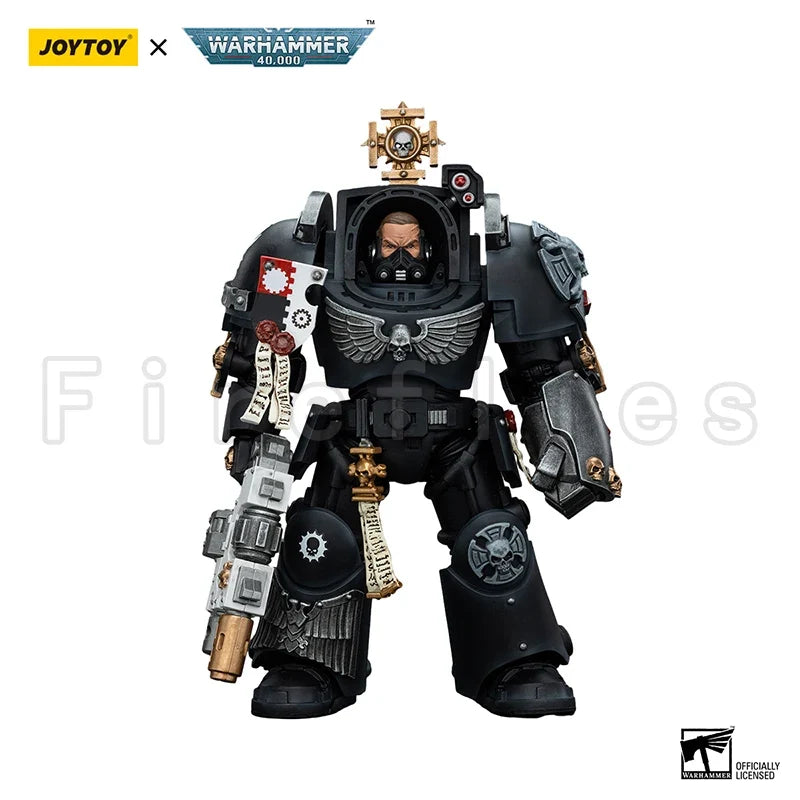 1/18 JOYTOY Action Figure 40K Iron Hands Captain in Terminator Armour Anime Model Toy