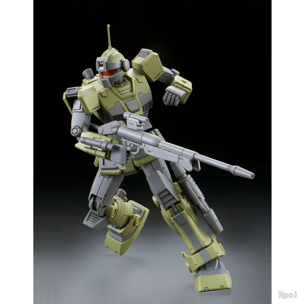 Bandai Original GUNDAM HG Series 1/144 RGM-79SC GM Sniper Custom Anime Assembly Model Toys Gifts For Children