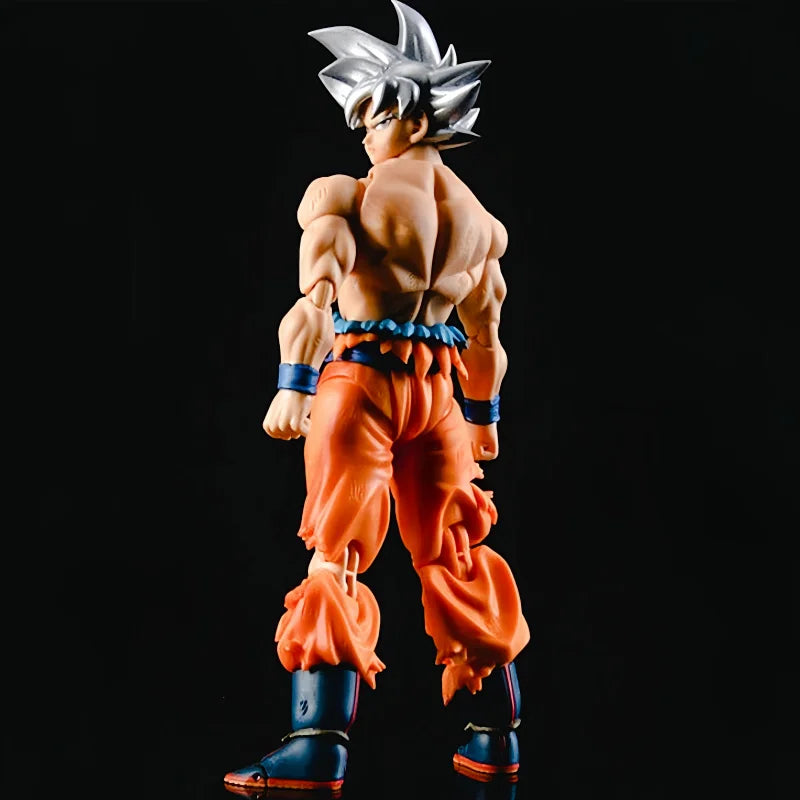 Original Dragon Ball Z Super Figure White Haired Son Goku Action Figure Dragonball Migatte Model Toy Joint Movable New Year Gift
