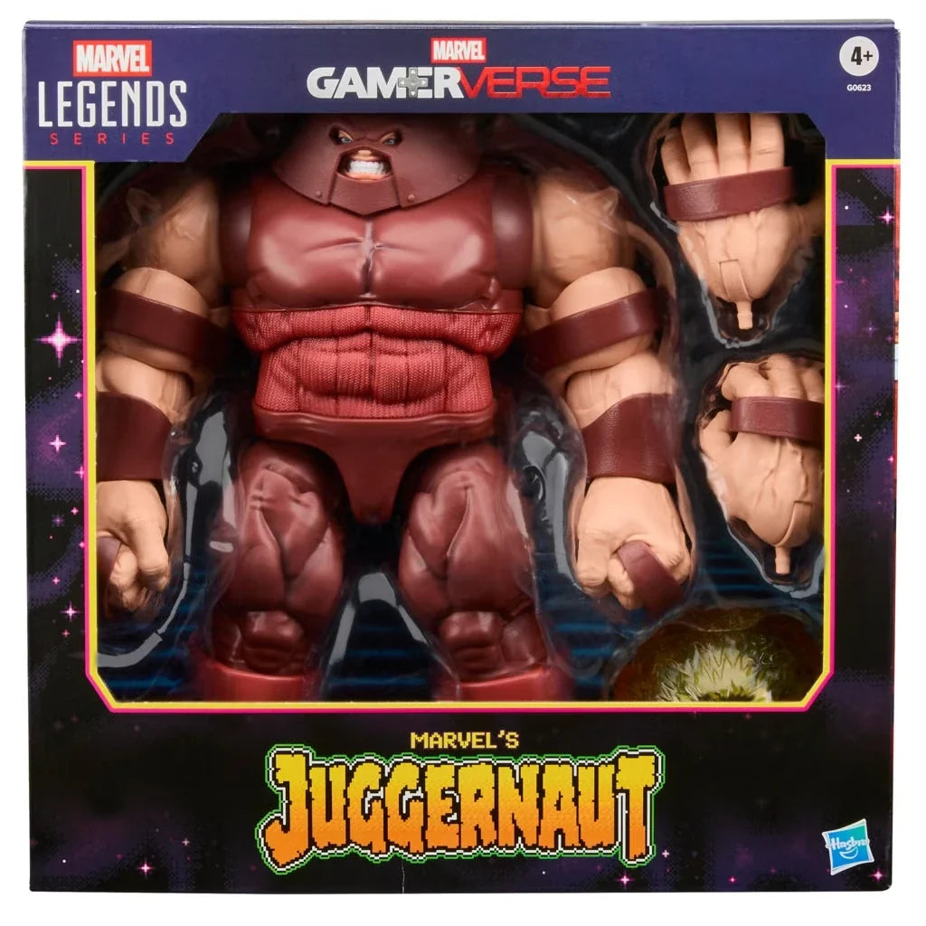 Hasbro Marvel Legends Series Gamerverse Marvel's Juggernaut, Retro Video Game-Inspired 6-Inch Scale Action Figure Gift G0623