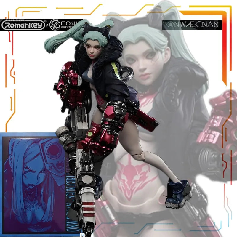 Sofort lieferbar Romankey Original COWL Produktionsserie Jessica Aster Anime Actionfigur Modell Spielzeug Sammlerstück Modell Geschenke für Jungen