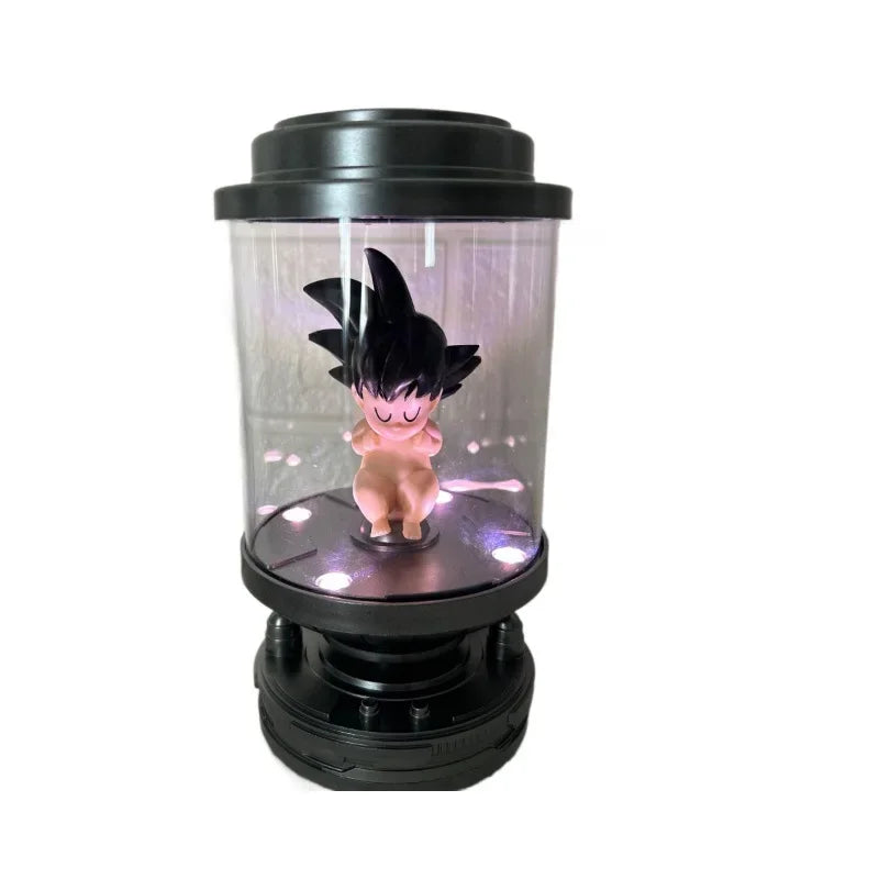 Dragon Ball Q Version 15cm bébé Son Goku végéta Brolli cellule luminescente Anime Figurine décoration de voiture ornements de
