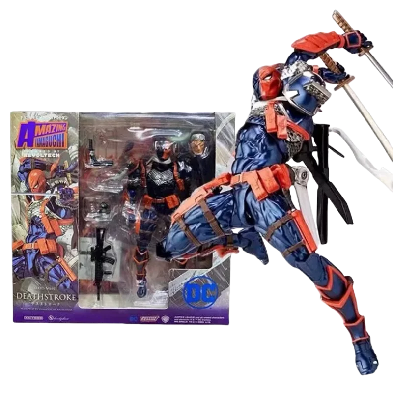 Deathstroke Yamaguchi Style Anime Figure 17cm Joint Mobility Action Figurescollection Model Desktop Decor Gift Toy Custom Gifts