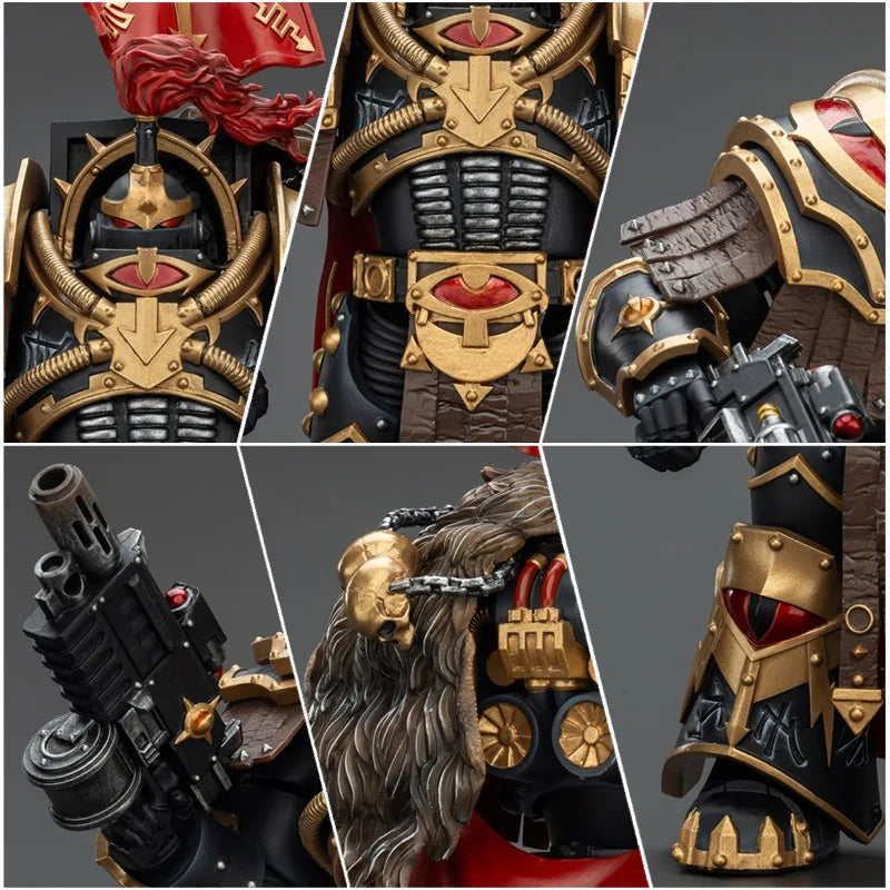 JOYTOY Warhammer Sons of Horus Cataphractii Praetor / Champion / Apothecary 1/18 Action Figure Doll Game Figurine Model Toy Gift