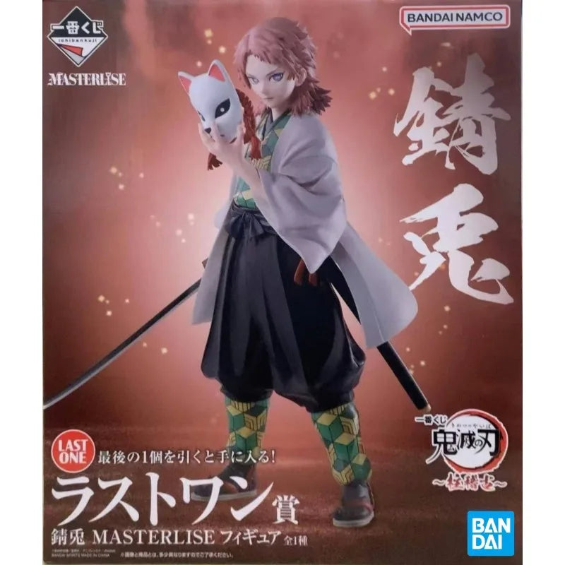In Stock Original BANDAI Ichiban Kuji Demon Slayer Shinazugawa Sanemi Iguro Obanai Tomioka Giyuu Sabito Anime Figures Toy Gifts