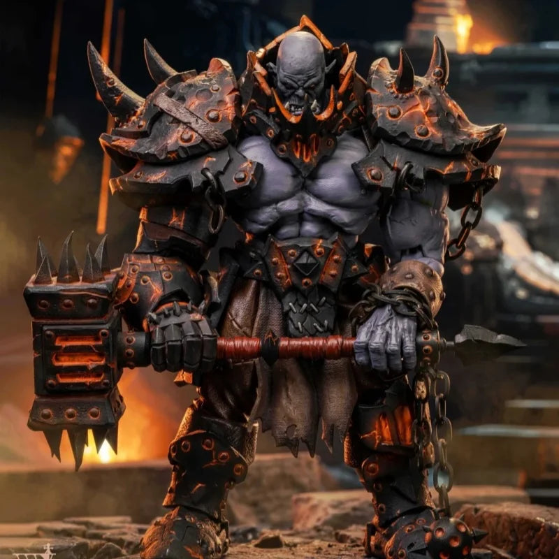 Official Grey Knight Tribal Guard 05 - Lava Forgemaster Articulated Model Gift In Stock