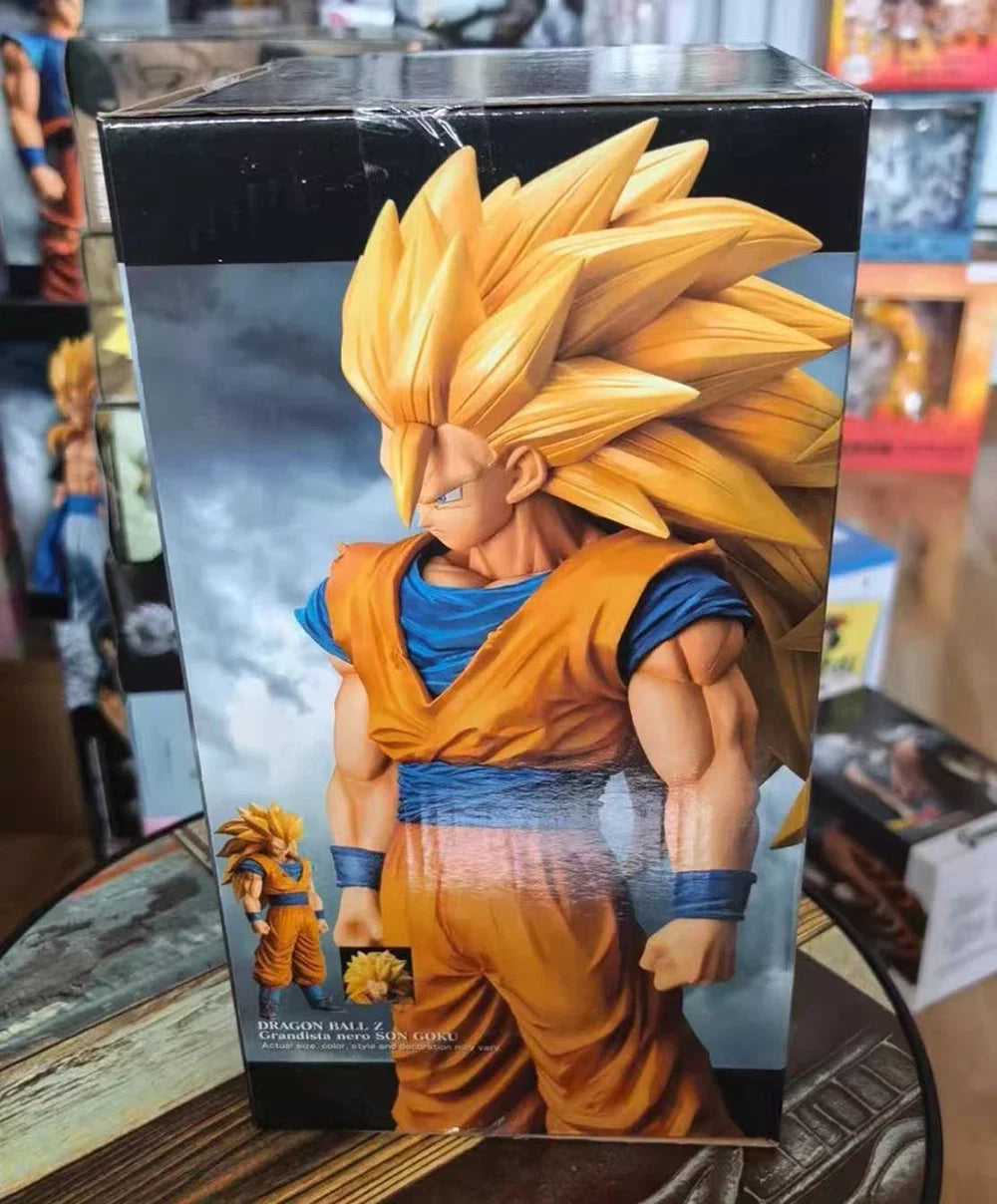 100% Original in Stock Bandai Spirits  Grandista  Dragon Ball Z Son Goku SSJ3 Anime Figure Collection Series Model Toys