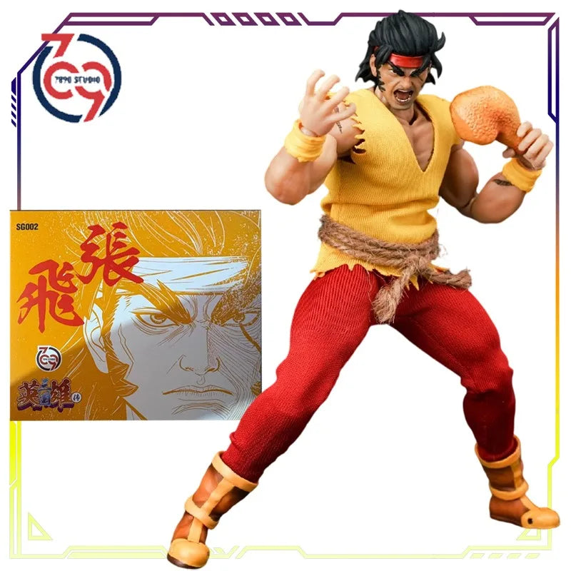 7890STUDIO TOYS Original Legend of Heroes of The Three Kingdoms Series Zhang Fei Anime Action Figure Model Toys Gifts Fo Boys