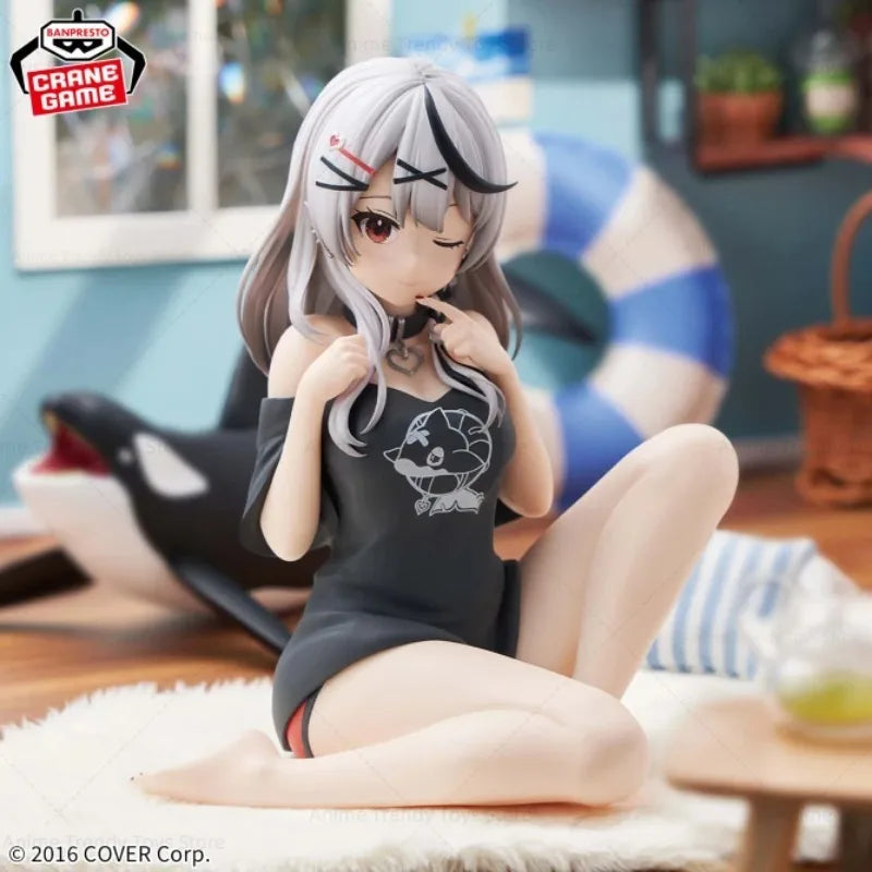 In Stock BANPRESTO Original Relax time hololive IF Sakamata Chloe Figure Anime Model Genuine Box Toy Figurine Gift WY
