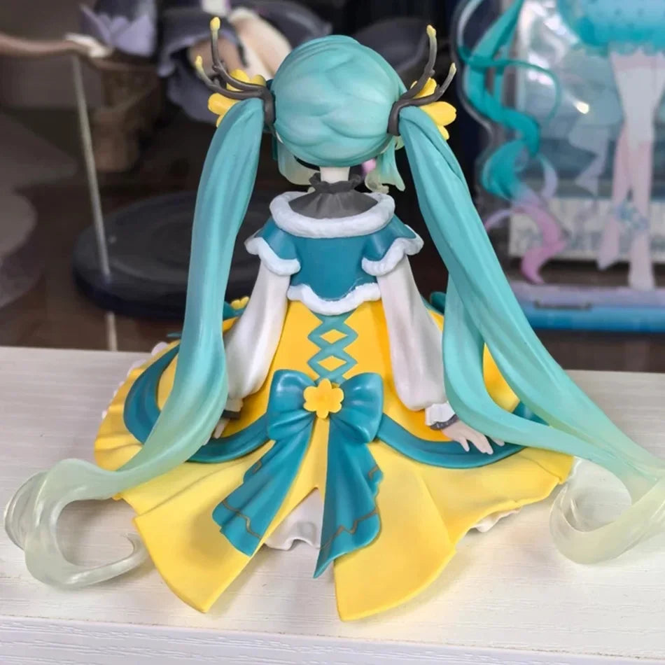 Anime Figure Hatsune Miku Toys Flower Fairy Collection MIKU Kawaii Cartoon PVC Action Figurine Model Dolls Birthdays Gifts Kids