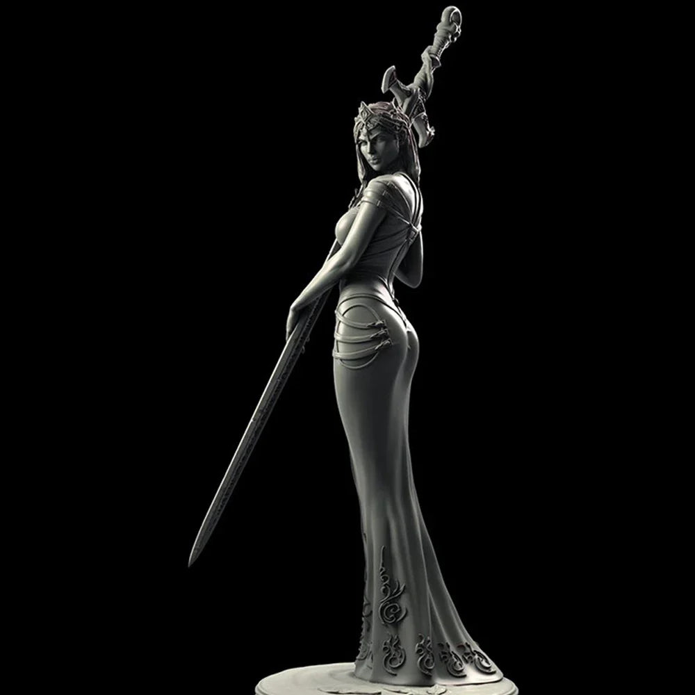 Resin Model figure, GK, 1/24 Lady of The Lake, Fantasy theme, Unassembled and unpainted kit