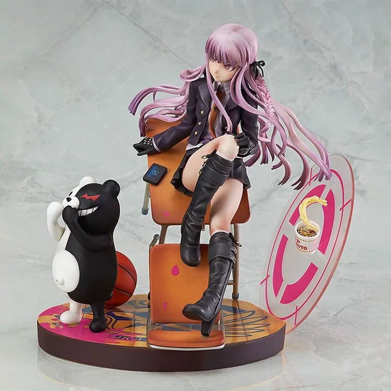 【100%original】Phat Company in Stock Danganronpa: The Animation - Kirigiri Kyouko - Monokuma 1/8 Garage Kit Action Figure