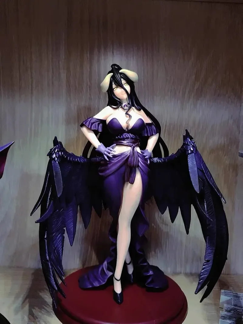Original Genuine Taito Amp Artist Masterpiece Overlord Iv Albedo Black Dress Action Anime Figure Model Toys Collection Doll Boys