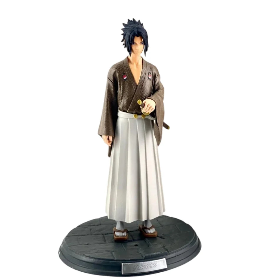 30cm Anime Naruto NARUTO Anime Figure Uchiha Sasuke kimono series Action Figure Model  Collections childrenToys birthday Gifts