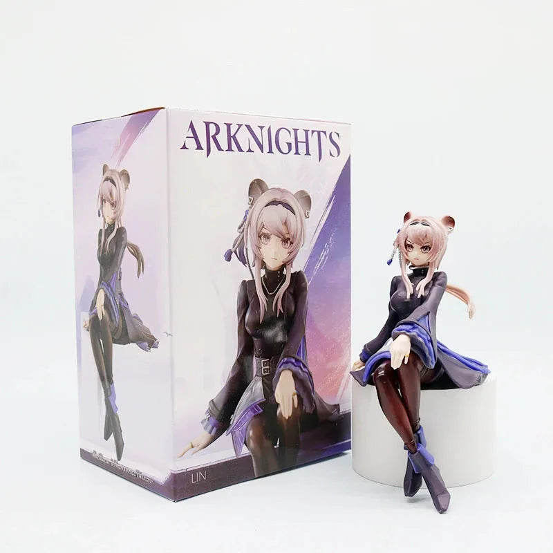 Anime Character Noodle Stopper Figure Arknights Lin Anime Figure Action Figurine Model Figuart Decoration Toy Gift