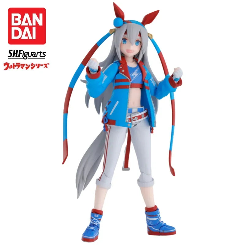 In Stock Bandai Original S H Figuarts Pretty Derby Tamamo Cross Model Doll Brand New Boxed Action Figure Anime Characters Garage