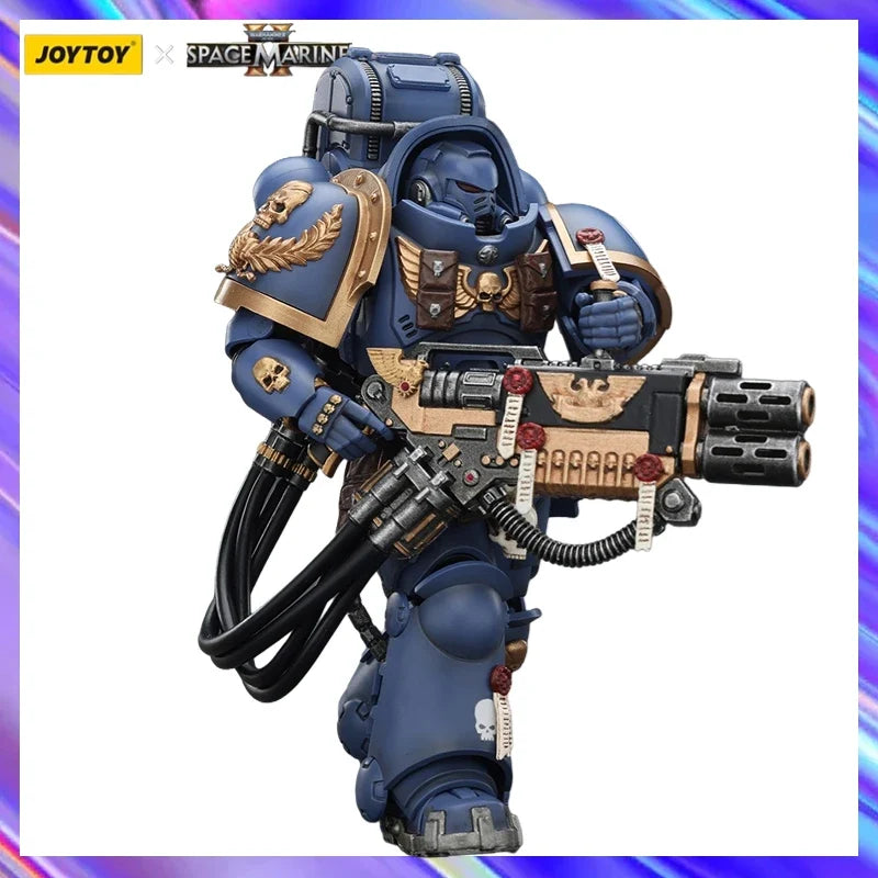 Original in Stock JOYTOY Warhammer 40K Ultramarines Heavy Artificer Armor with Relic Multi-Melta 1/18 Action Figure Model Toy
