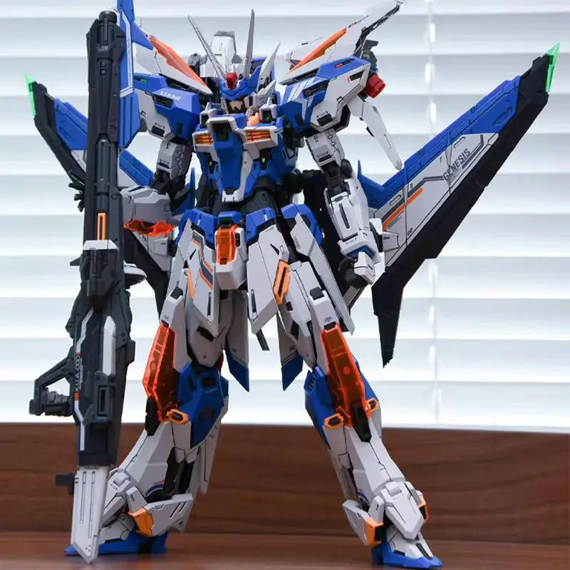 MG 1/100 Genesis Assembly Model Kit - Infinite Dimension Action Figure Robot Customized Hobby Toy for Collectors Plastic Model