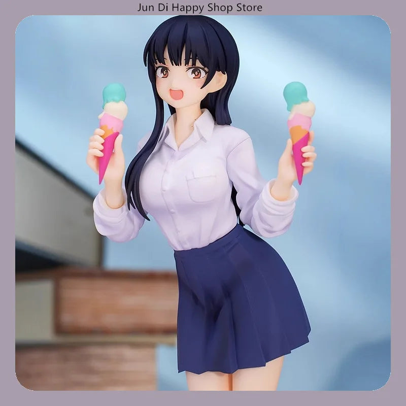 My Dangerous Things in Mind Yamada Anna with Ice Cream 18cm Standing Pose Anime Figure Statue PC Case Decoration Gift