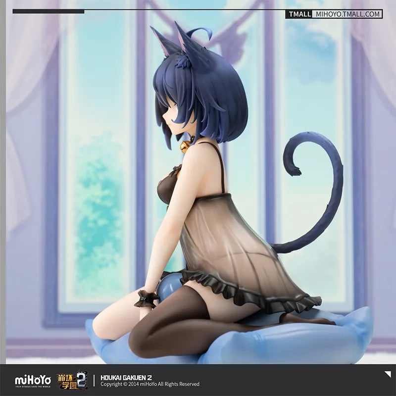 In Stock AniGame Xier Swaying Cat Tail Figure Bengfai Academy 2 Figures Actual Doll Collection Gifts