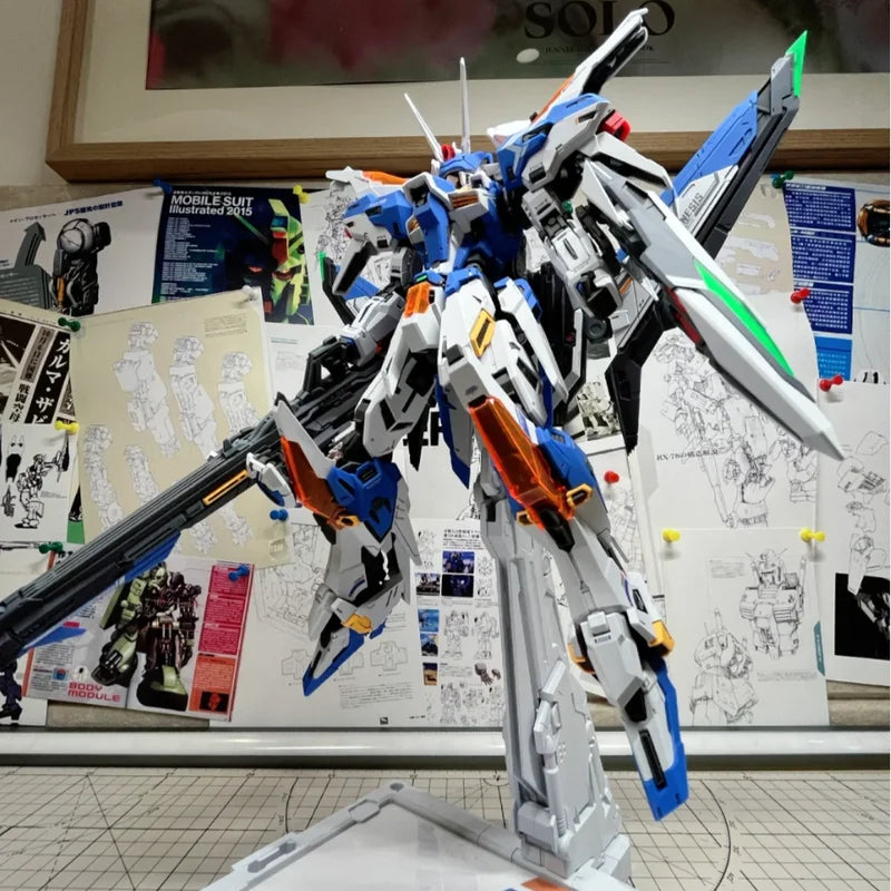 MG 1/100 Genesis Assembly Model Kit - Infinite Dimension Action Figure Robot Customized Hobby Toy for Collectors Plastic Model