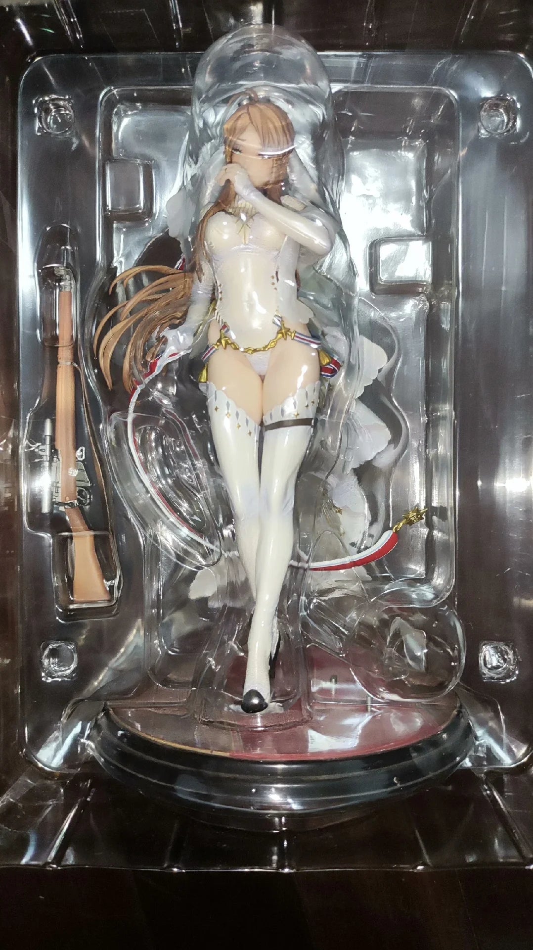 Original spot 1/8 ACTOYS Girls Frontline 25CM Lee Enfield Lifelong Guardian Wedding Dress PVC Figure