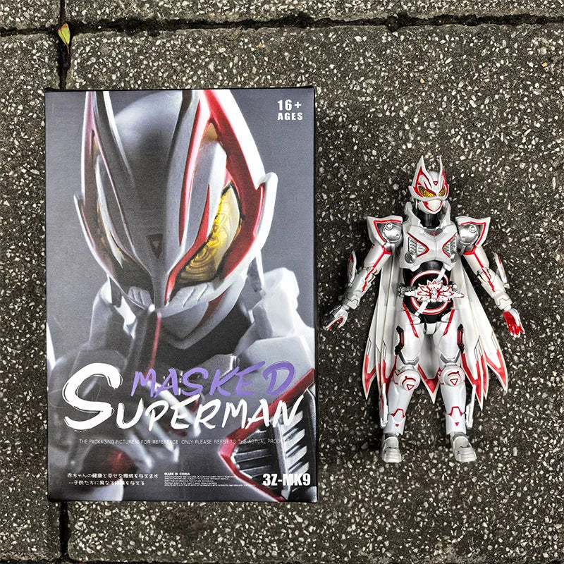 New 1/12 Kamen Rider Da Tong Masked Superman 3Z-MK9 KO Anime Action Figures Toys Model Collector Gifts