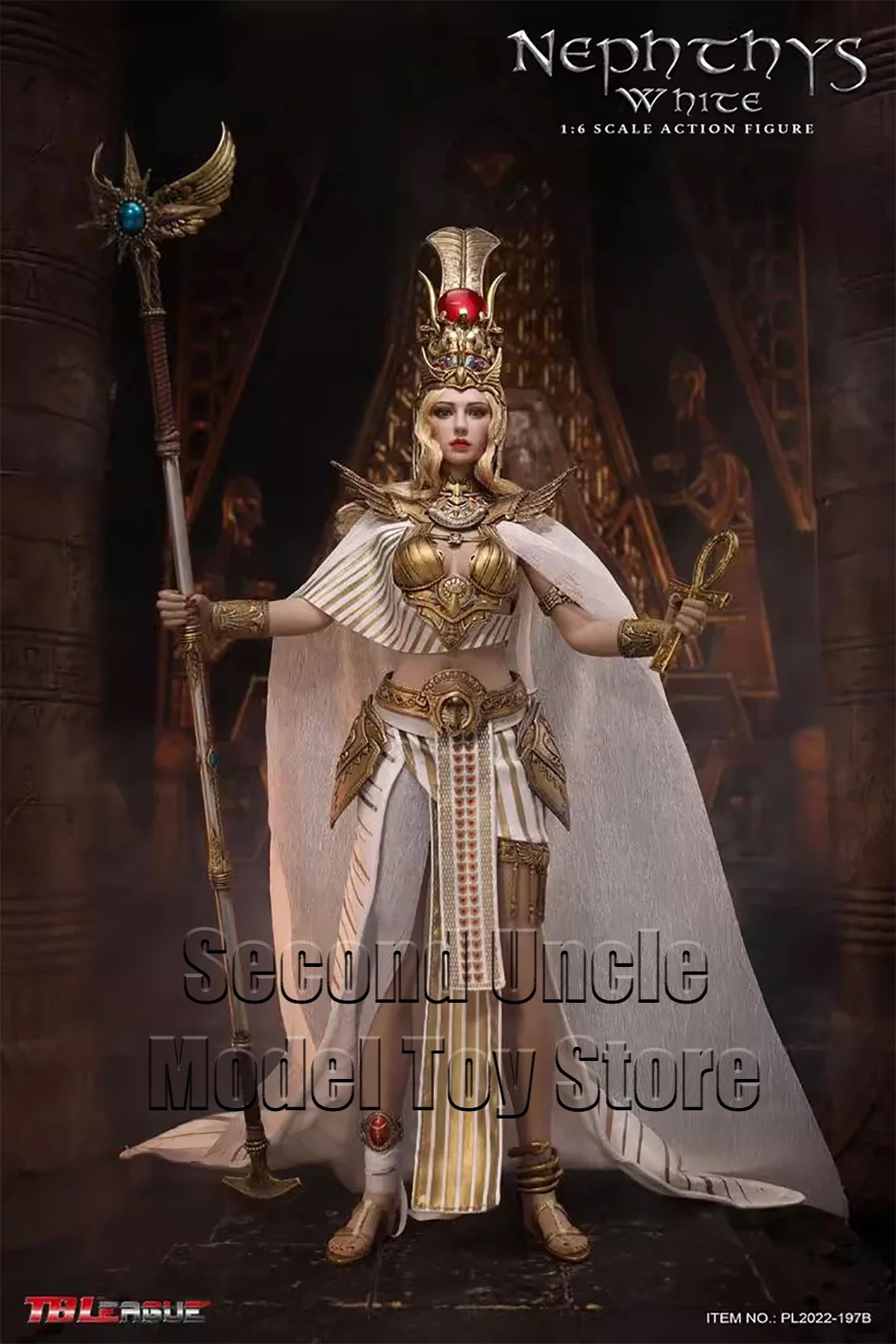 TBLeague PL2022-197 A/B 1/6 Nephthys Black  White 12'' Soldier Action Figure Full Set Collectible Model Toys Gift
