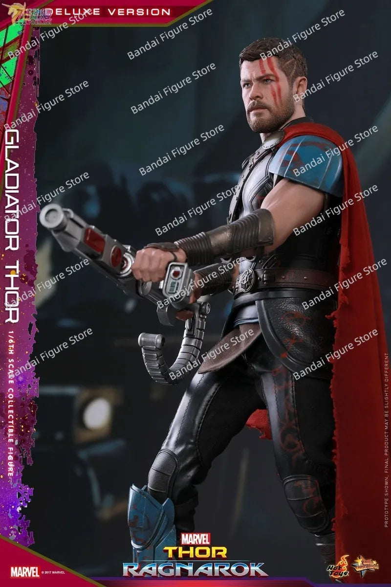 HT HotToys MMS445 Luxury Edition 1/6 Collectible Gladiator Thor3.0 Action Figure Thor：Ragnarok Marvel Original 12" Full Set Doll