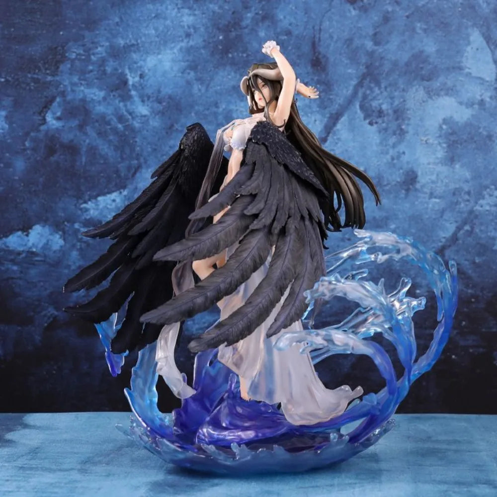 Overlord Albedo Swimsuit Anime Figure 32cm PVC Statue Summer Style Collectible Model Desktop Decoration Perfect Gift for Fans