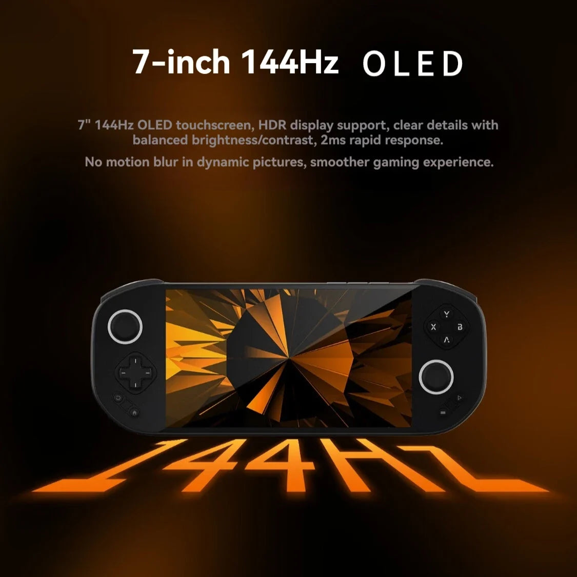 MANGMI Pocket Max Handheld Game Console 7 Inch 144hz Oled Screen Snapdragon 865 Hall Trigger 8000mah 8+128gb Retro Game Console