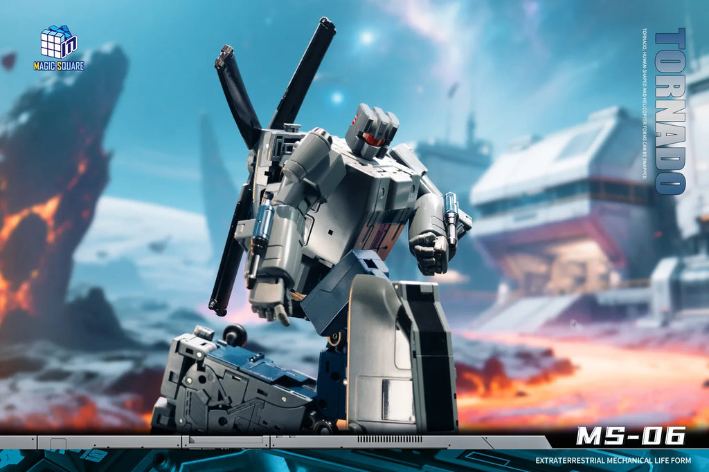 [In stock] Magic Square MS-TOYS MS-06 MS06 Tornado Vortex Helicopters MP Scale Transformation Robot Action Figure Toy