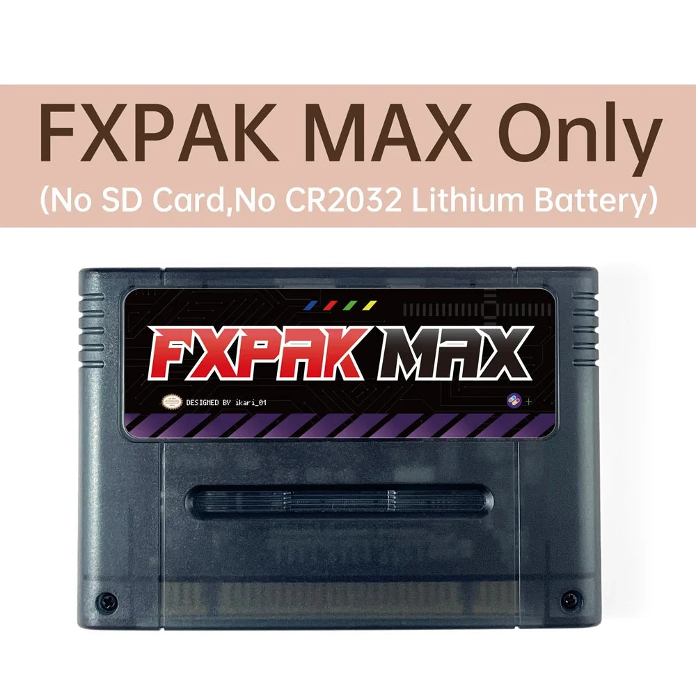 Latest FXPAK PRO MAX Firm1.11.0 For SNES NSTC/PAL Retro Console SFC Card Up To 200G RCT With Cyclone IV Hardware Game Everdrive