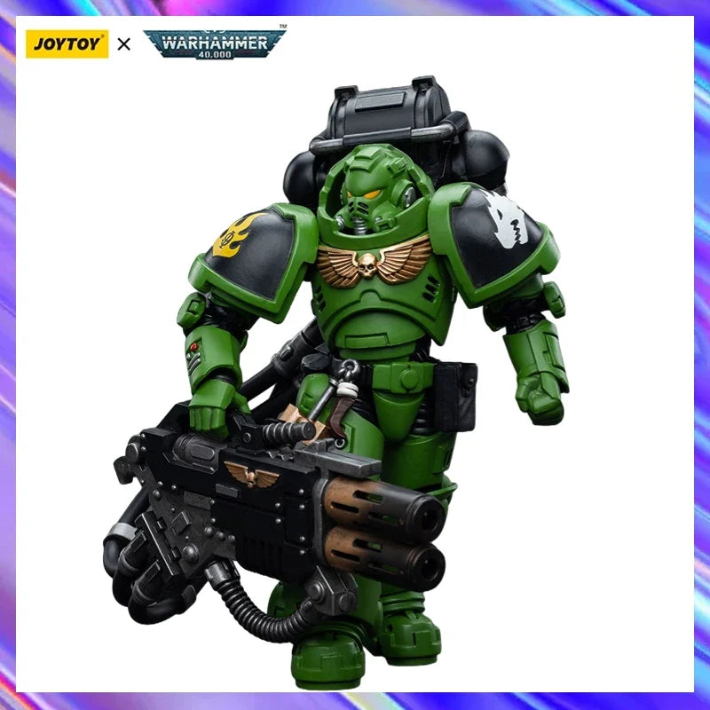 Original in Stock JOYTOY Warhammer 40K Salamanders Eradicators Brother Xavak 1/18 Scale Figures Model Toys Gifts Collection