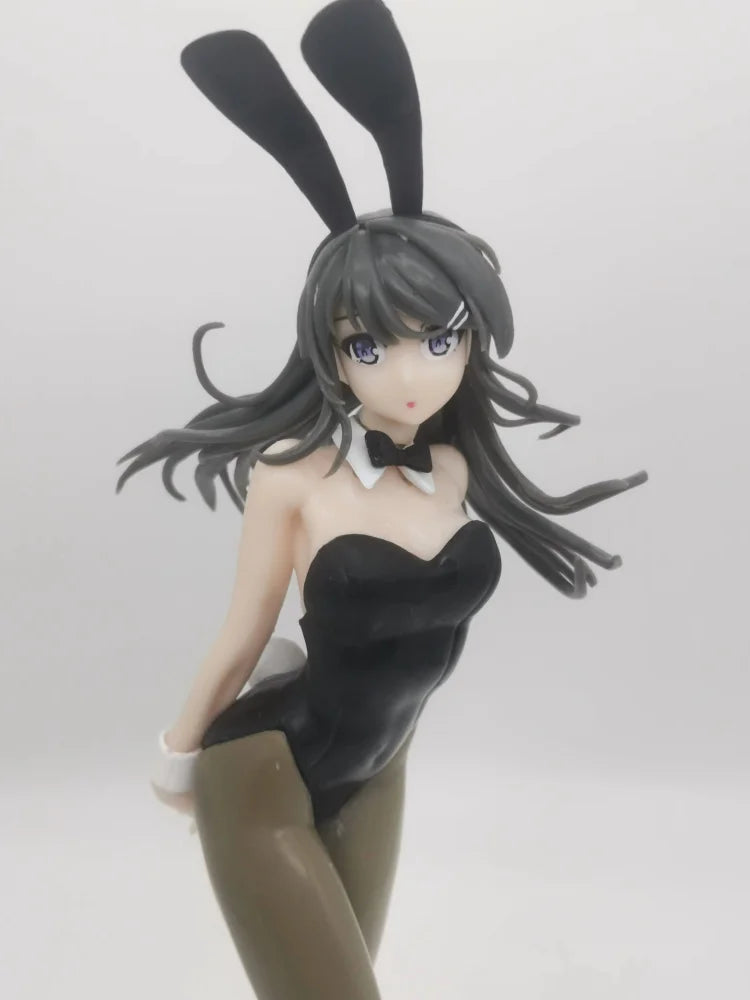 24cm Mai Sakurajima Bunny Girl Senpai Sexy Anime Figure Rascal Does Not Dream of Bunny Girl Senpai Action Figure Model Doll Toys