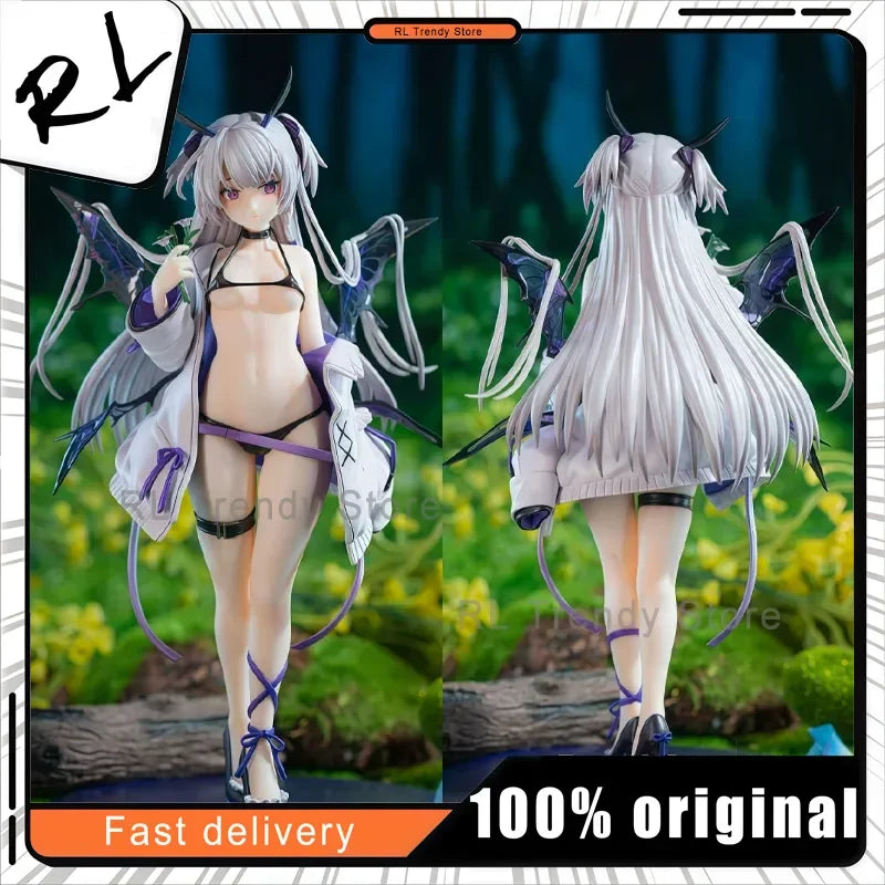 Demon Girl 23cm Standing Position Anime Figure Model Statue Collection Desktop Decoration Ornament Toys Gifts For Fans