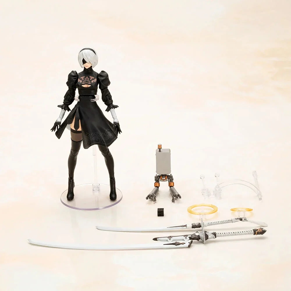 In-Stock Square Enix & Kotobukiya NieR:Automata 2B (YoRHa No.2 Type B) 15cm Nice Collectible Plastic Model Kit Toys