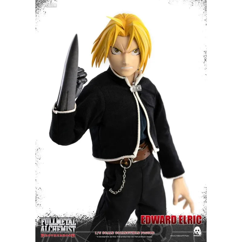 Threezero Original 1/6 Trendy Mobile Doll FULLMETAL ALCHEMIST Anime Action Figure Model Toys Collectible Model Gifts for Boys
